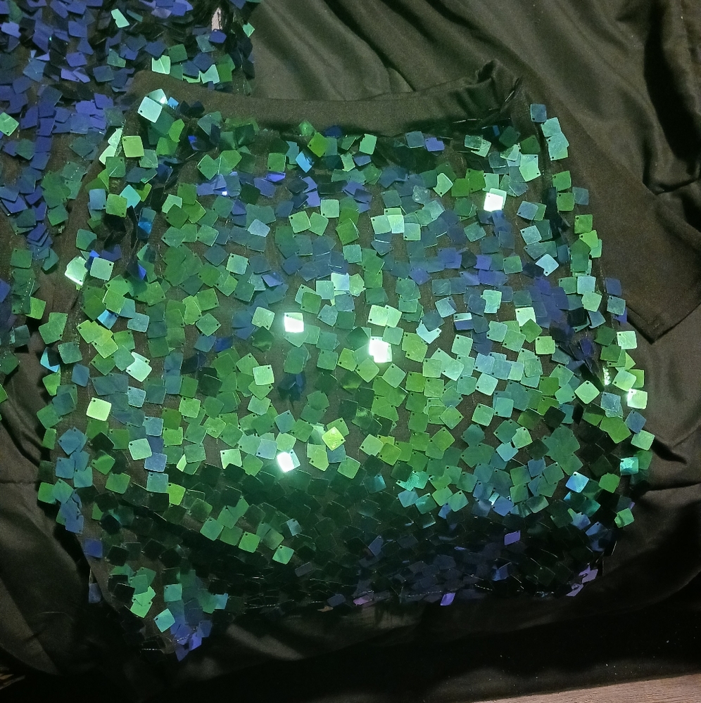 Women's 2 piece sequins outfit